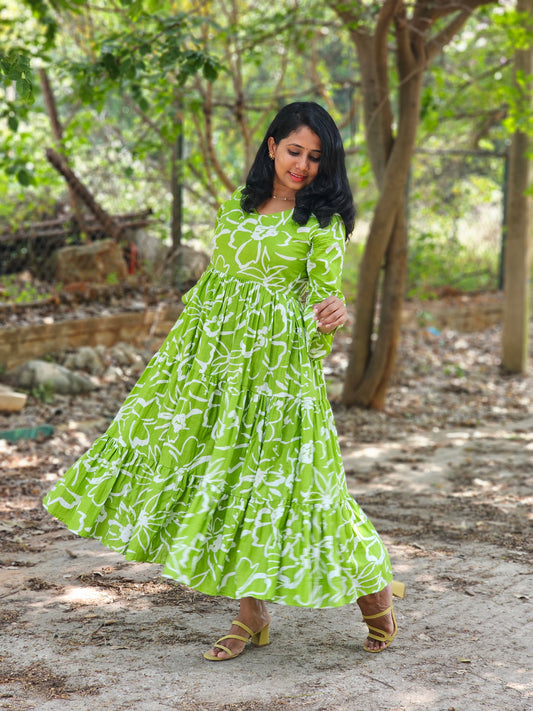 Garden Song 3 Tier Dress