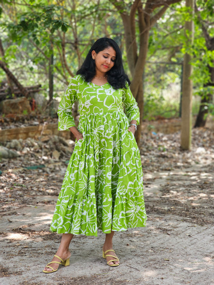 Garden Song 3 Tier Dress