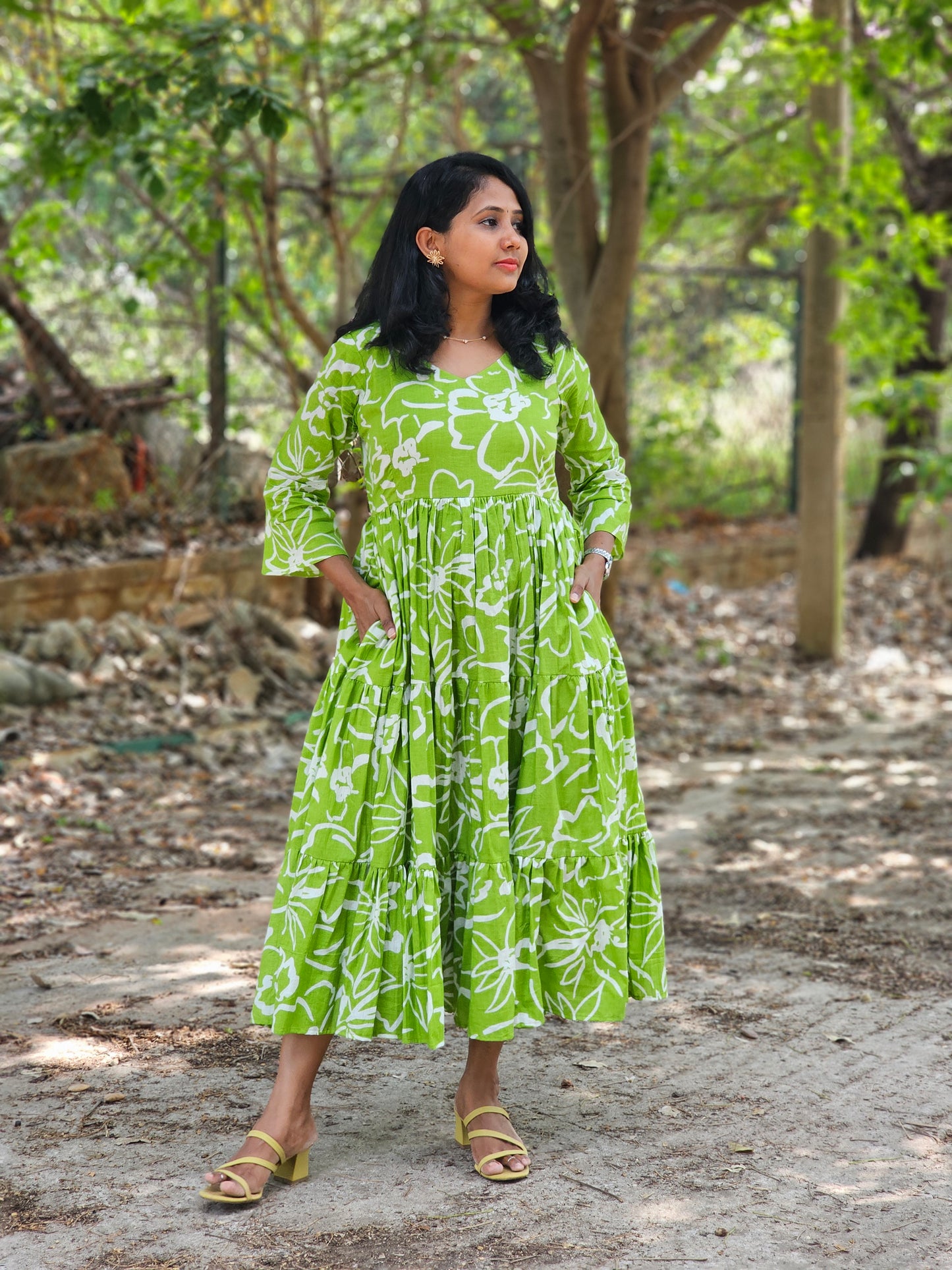 Garden Song 3 Tier Dress