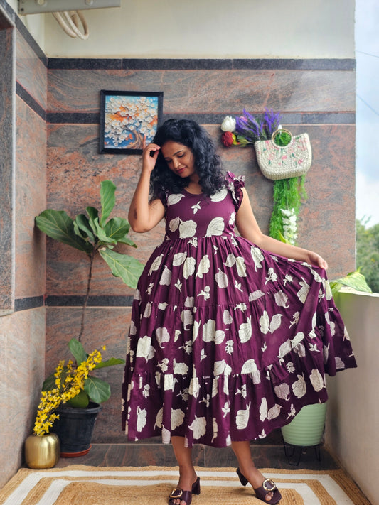 Mulberry Muse Cotton Midi Dress