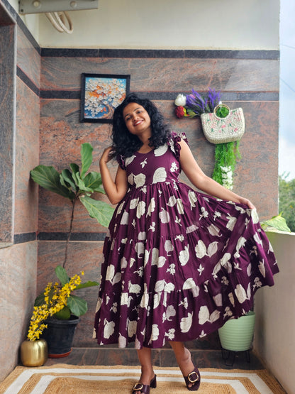 Mulberry Muse Cotton Midi Dress