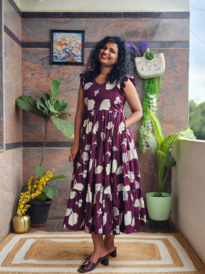 Mulberry Muse Cotton Midi Dress