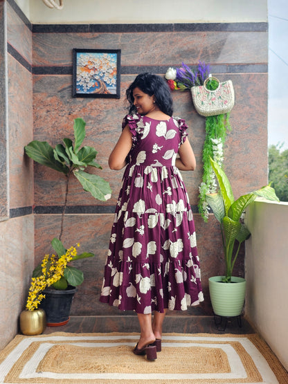 Mulberry Muse Cotton Midi Dress