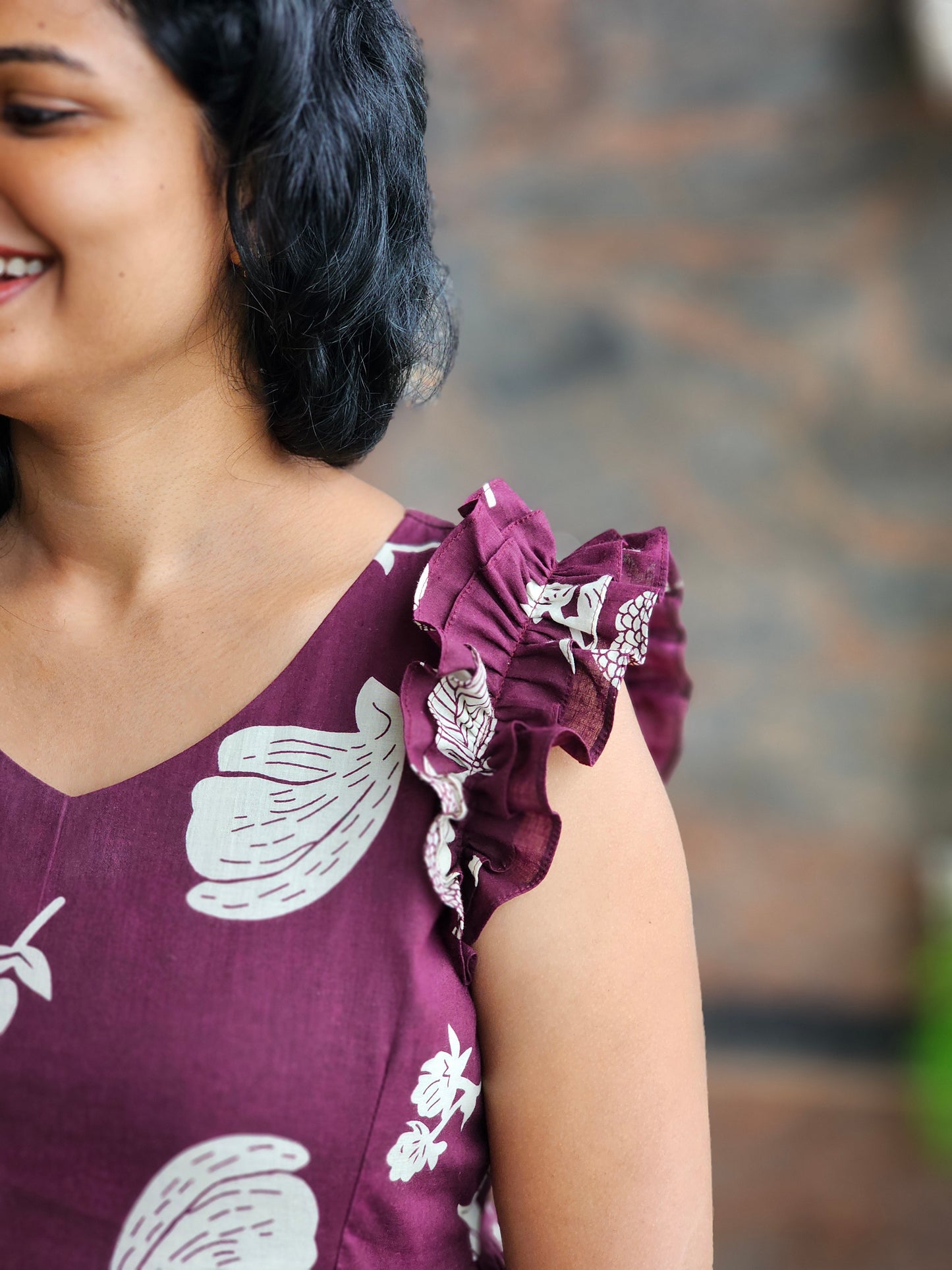 Mulberry Muse Cotton Midi Dress