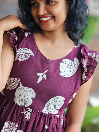 Mulberry Muse Cotton Midi Dress