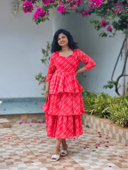 Noelle Layer Midi Dress