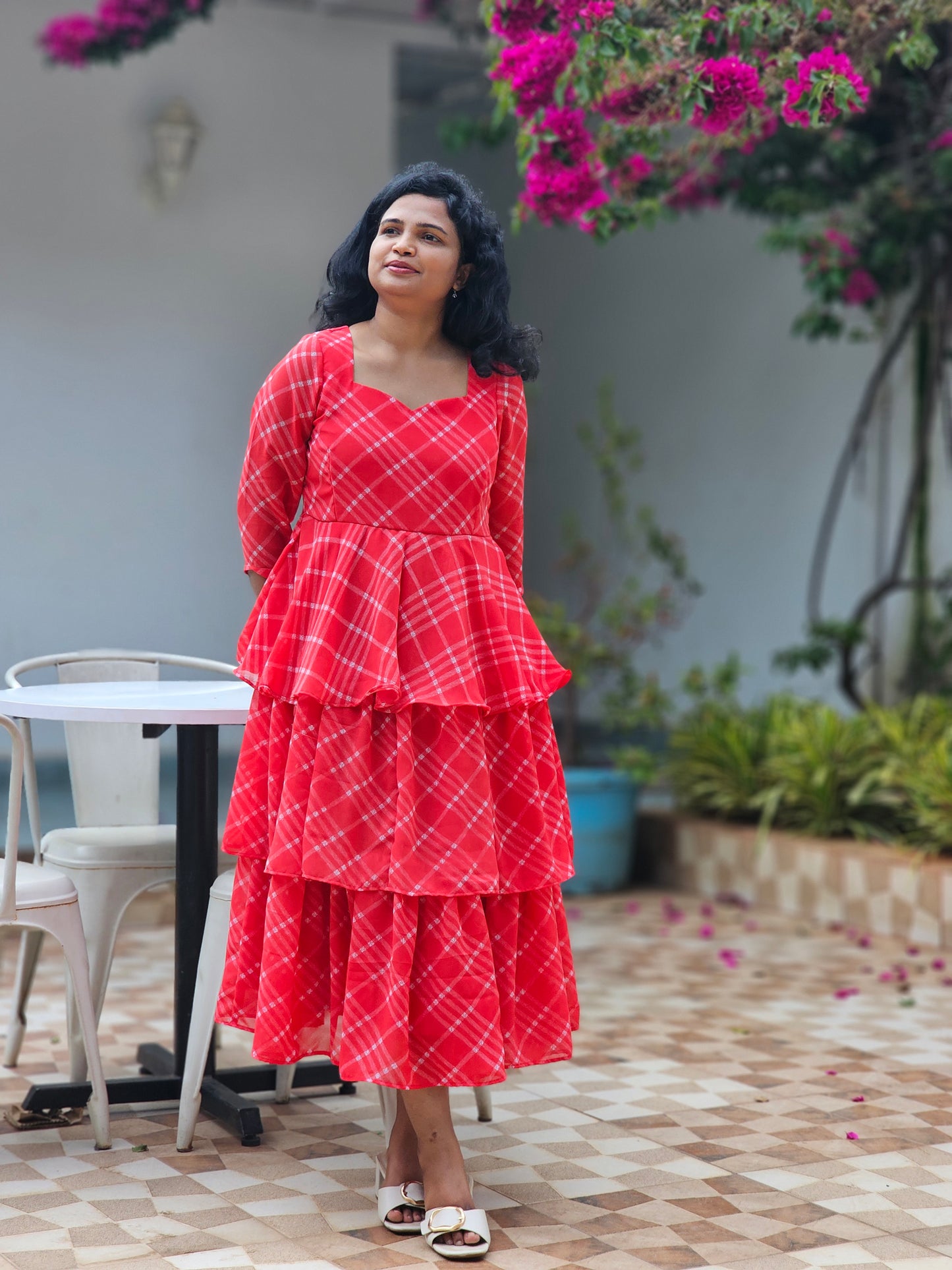 Noelle Layer Midi Dress