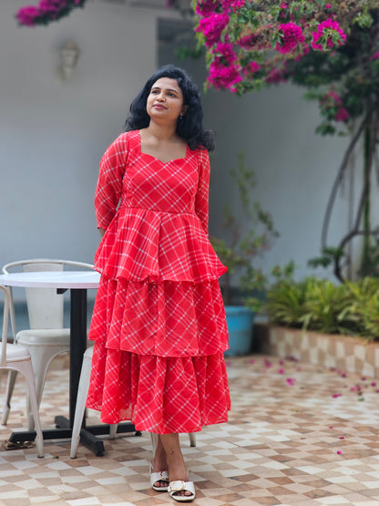 Noelle Layer Midi Dress