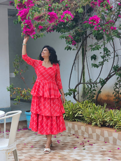 Noelle Layer Midi Dress