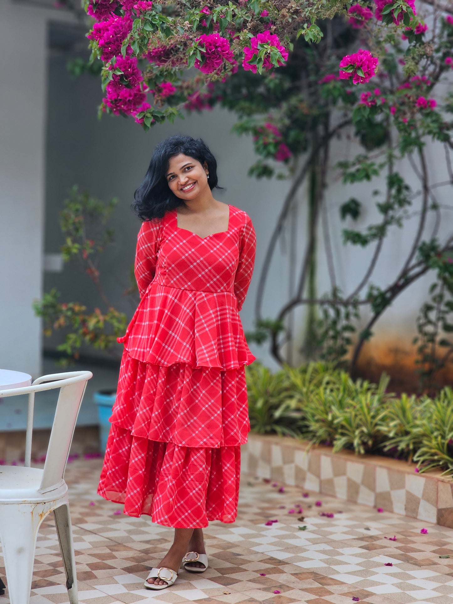 Noelle Layer Midi Dress