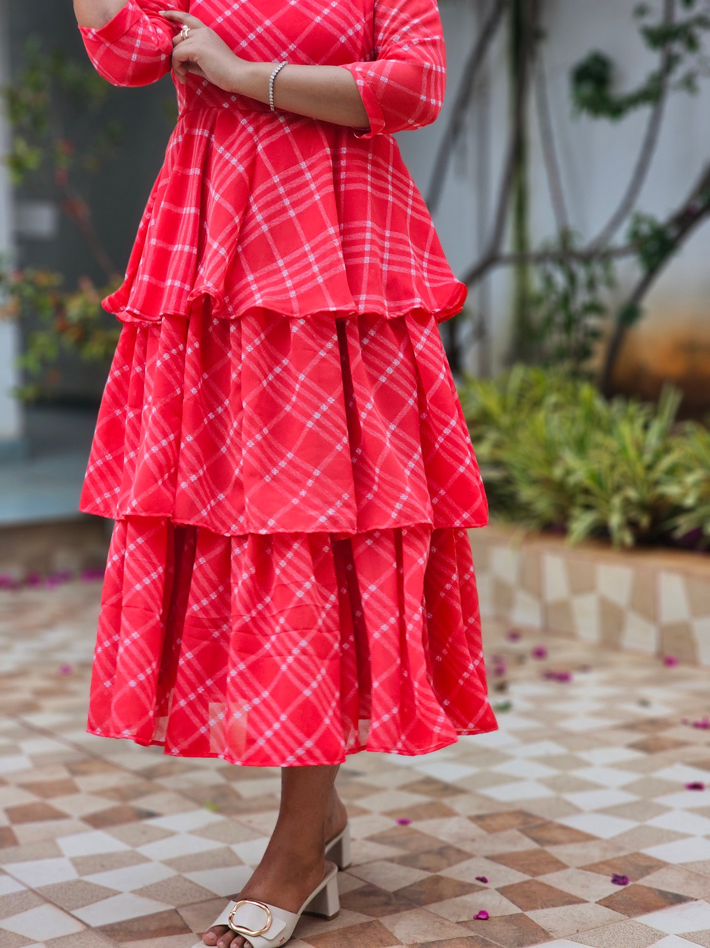 Noelle Layer Midi Dress