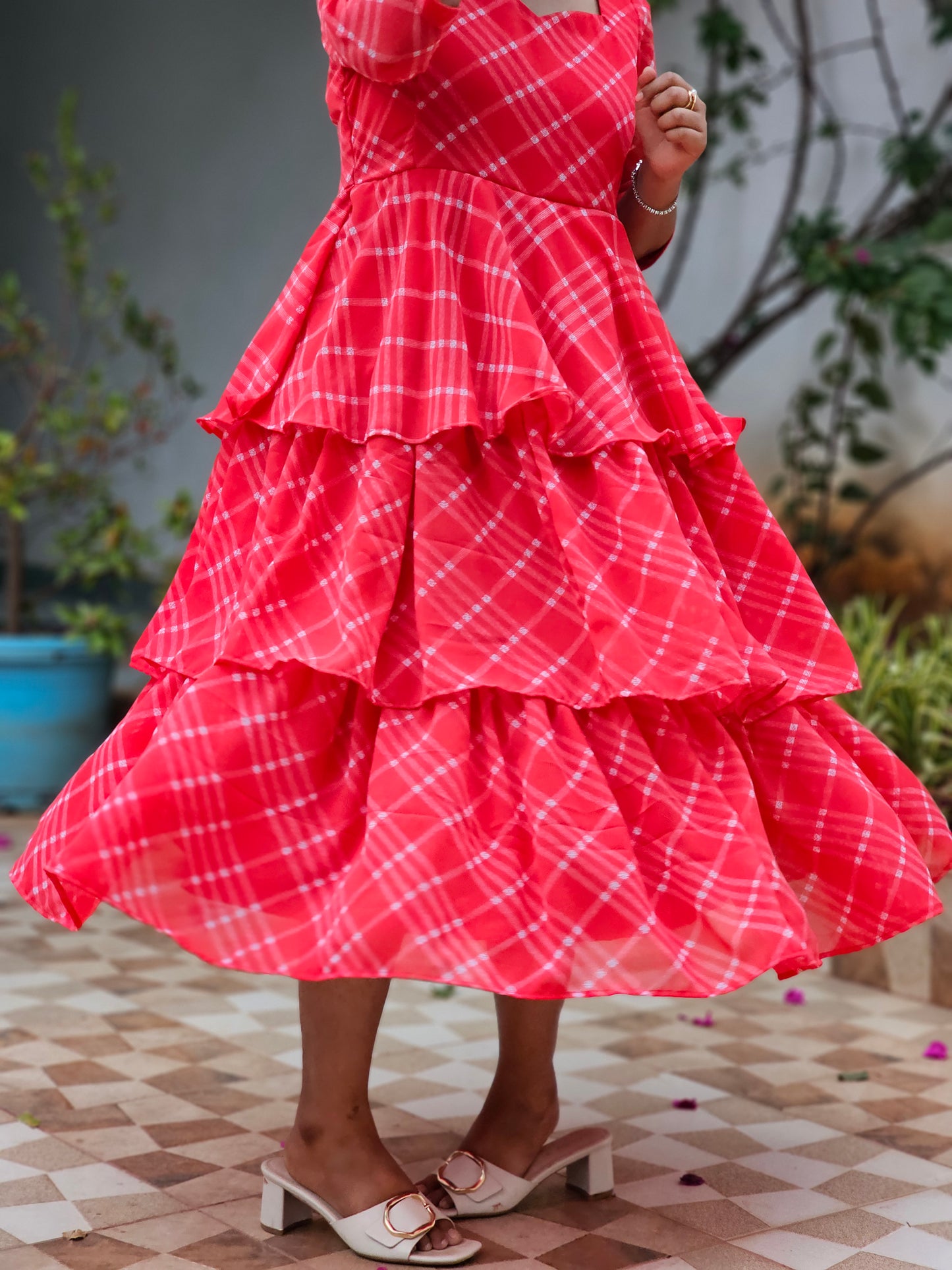 Noelle Layer Midi Dress