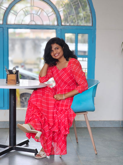 Noelle Layer Midi Dress