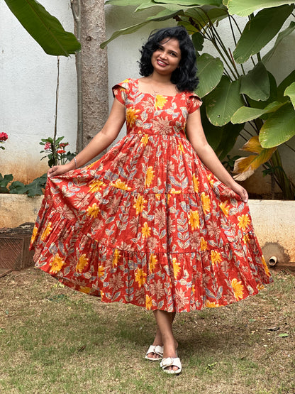 Kanika Cotton Midi Dress