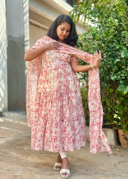 Ruhani Tiered Anarkali