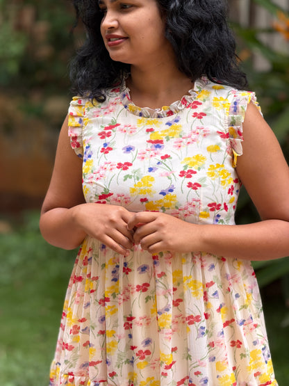 Buttercup Bloom tiered dress