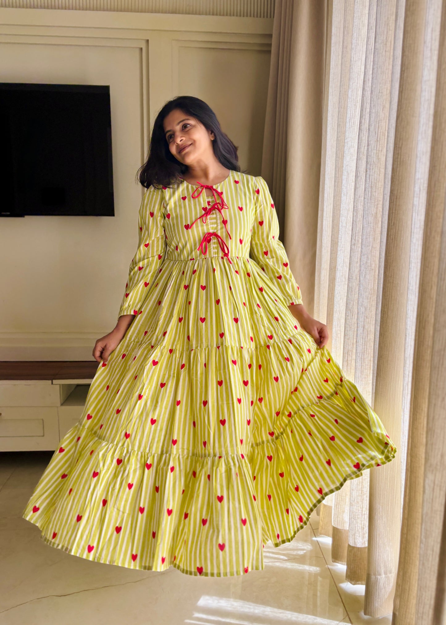 Lovella Cotton Tier Dress