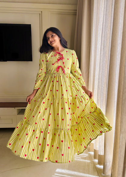 Lovella Cotton Tier Dress
