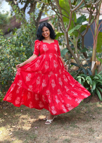 Anvika Floral Maxi dress