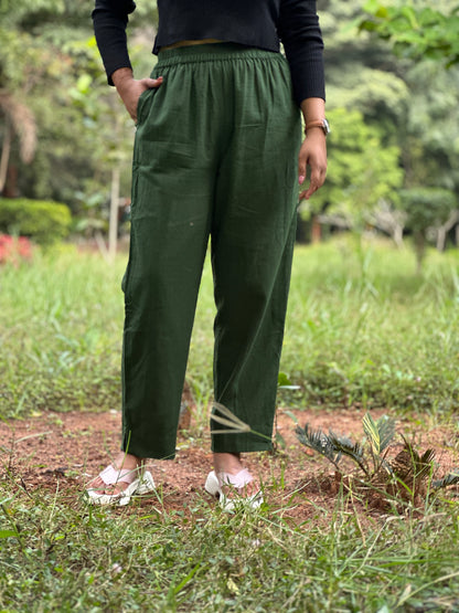 Cotton Pants- Green