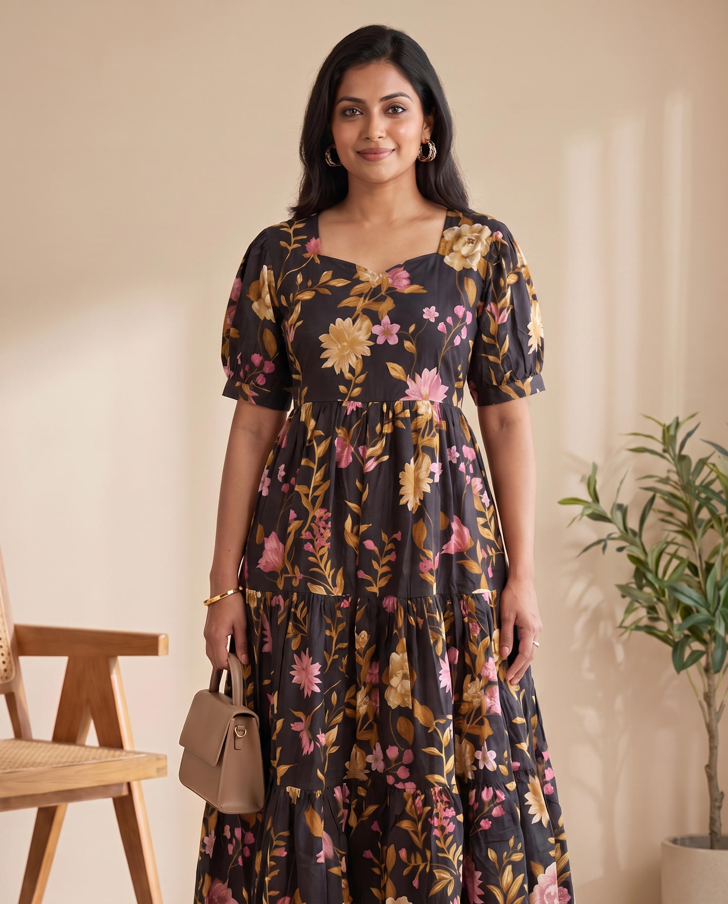 Sorella Cotton Tiered Dress