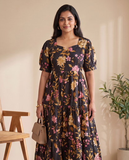 Sorella Cotton Tiered Dress