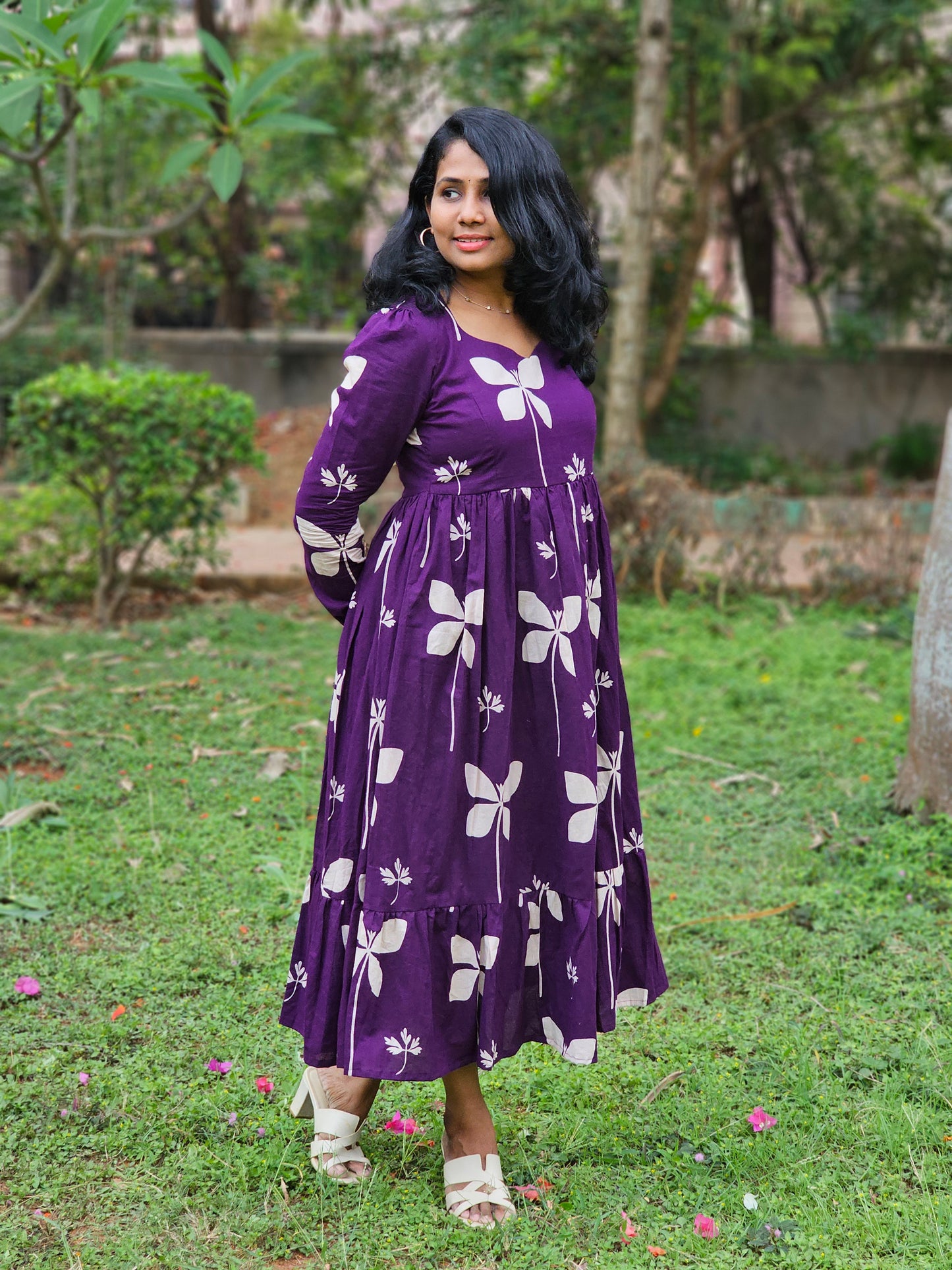 Plum Petal Dress