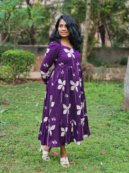 Plum Petal Dress