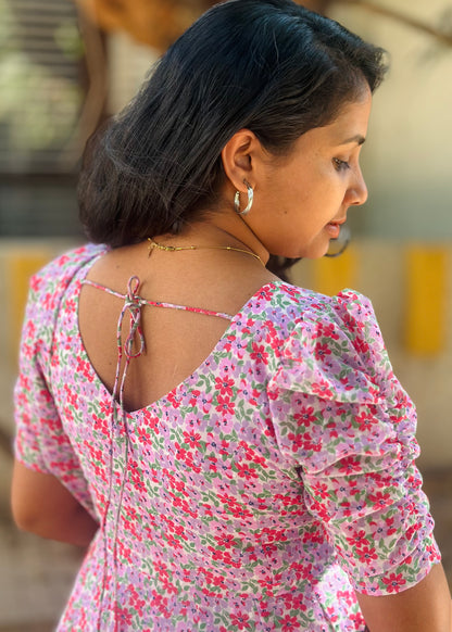Aabha Floral Print Anarkali