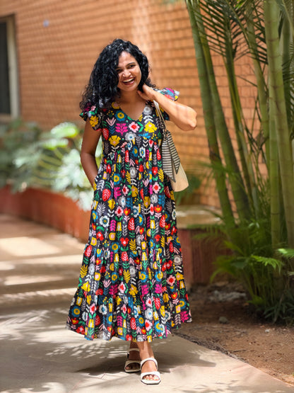 Juno Cotton Tier Dress