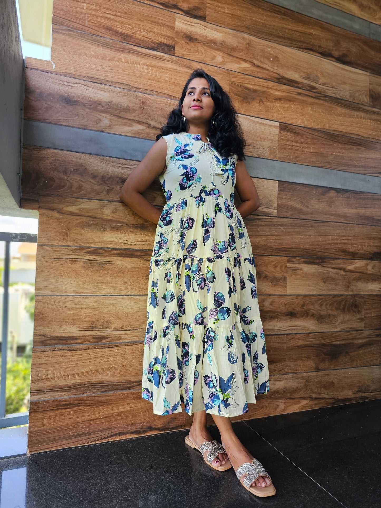 Cream Collar Dress- Immediate Dispatch