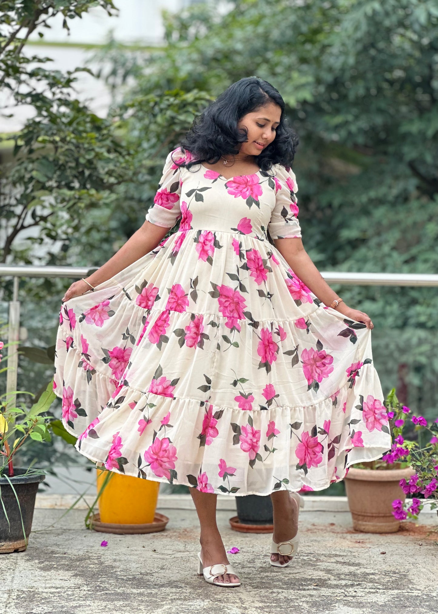 Amara Rose 3 tier Dress