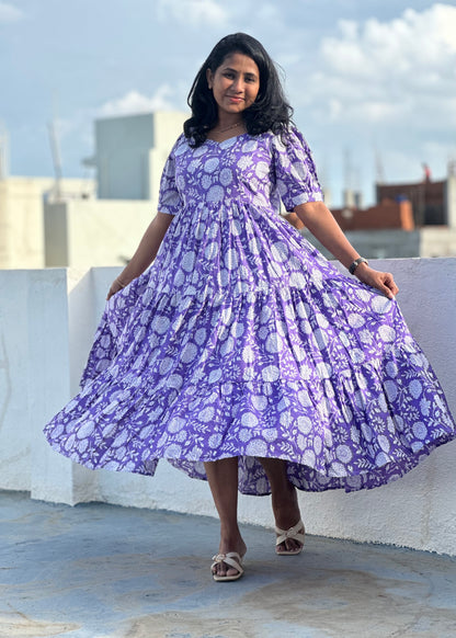 Nisarga 3 tier dress-Immediate Dispatch