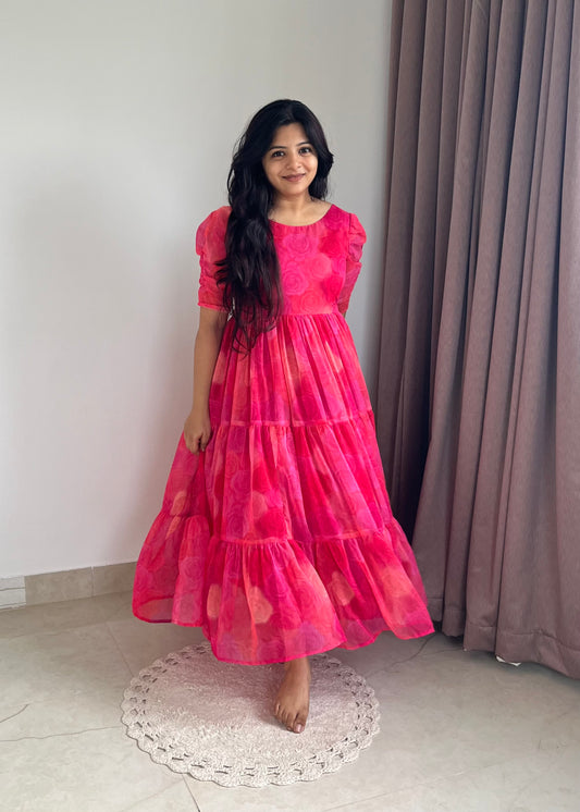 Rosaline 3 Tiered Midi Dress