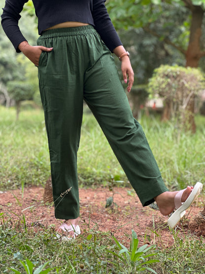 Cotton Pants- Green
