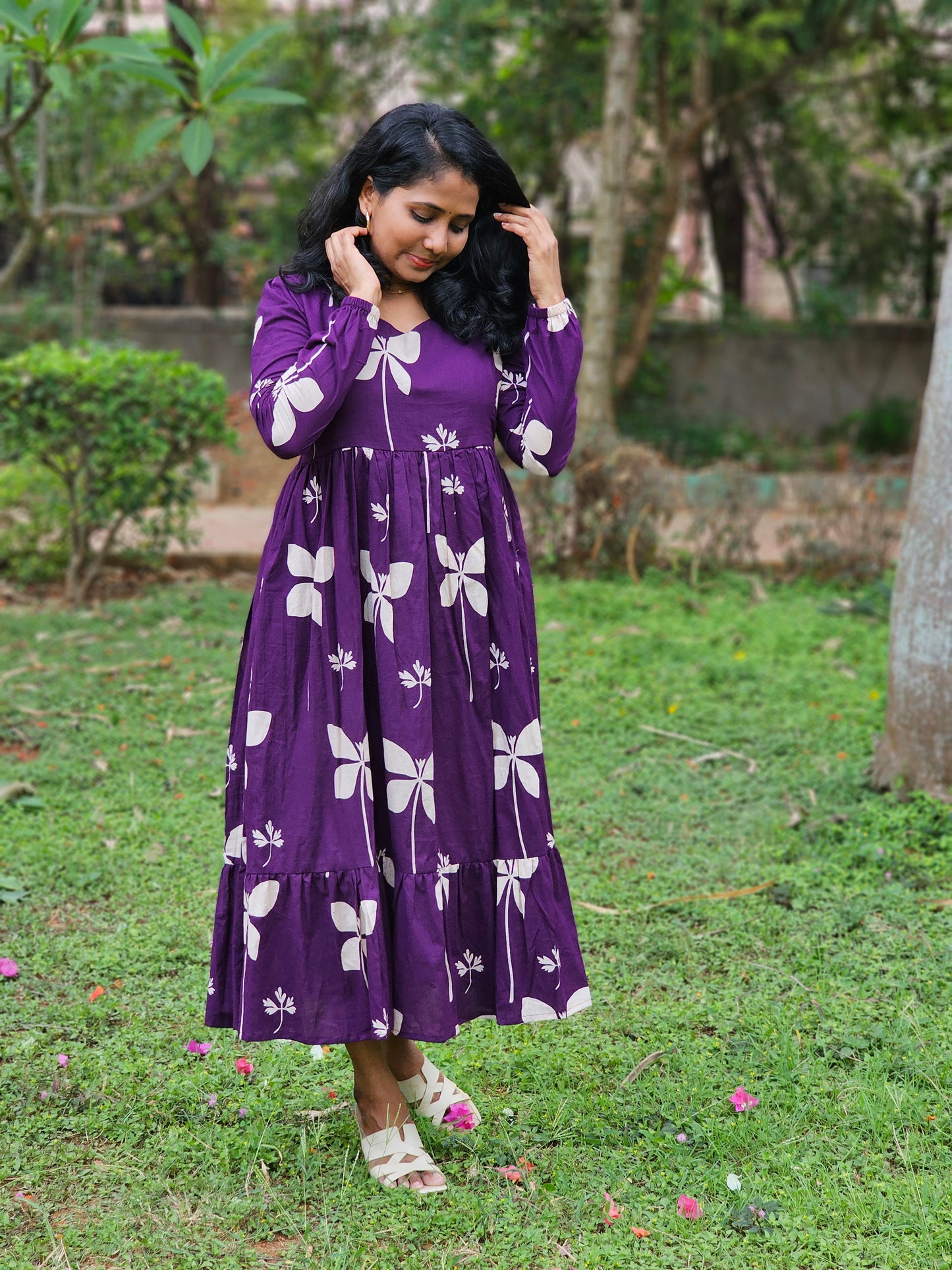 Plum Petal Dress