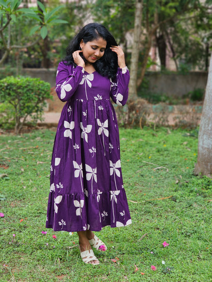 Plum Petal Dress
