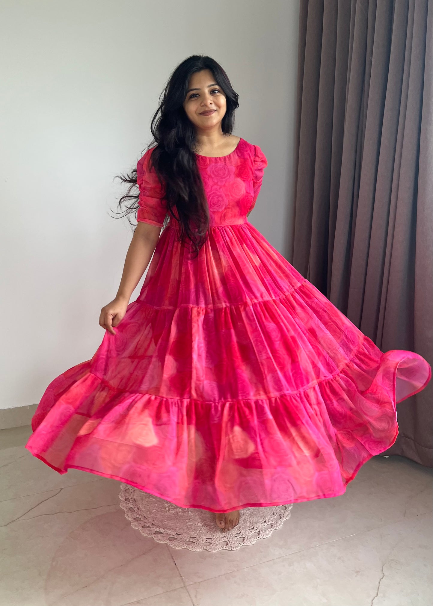 Rosaline 3 Tiered Midi Dress