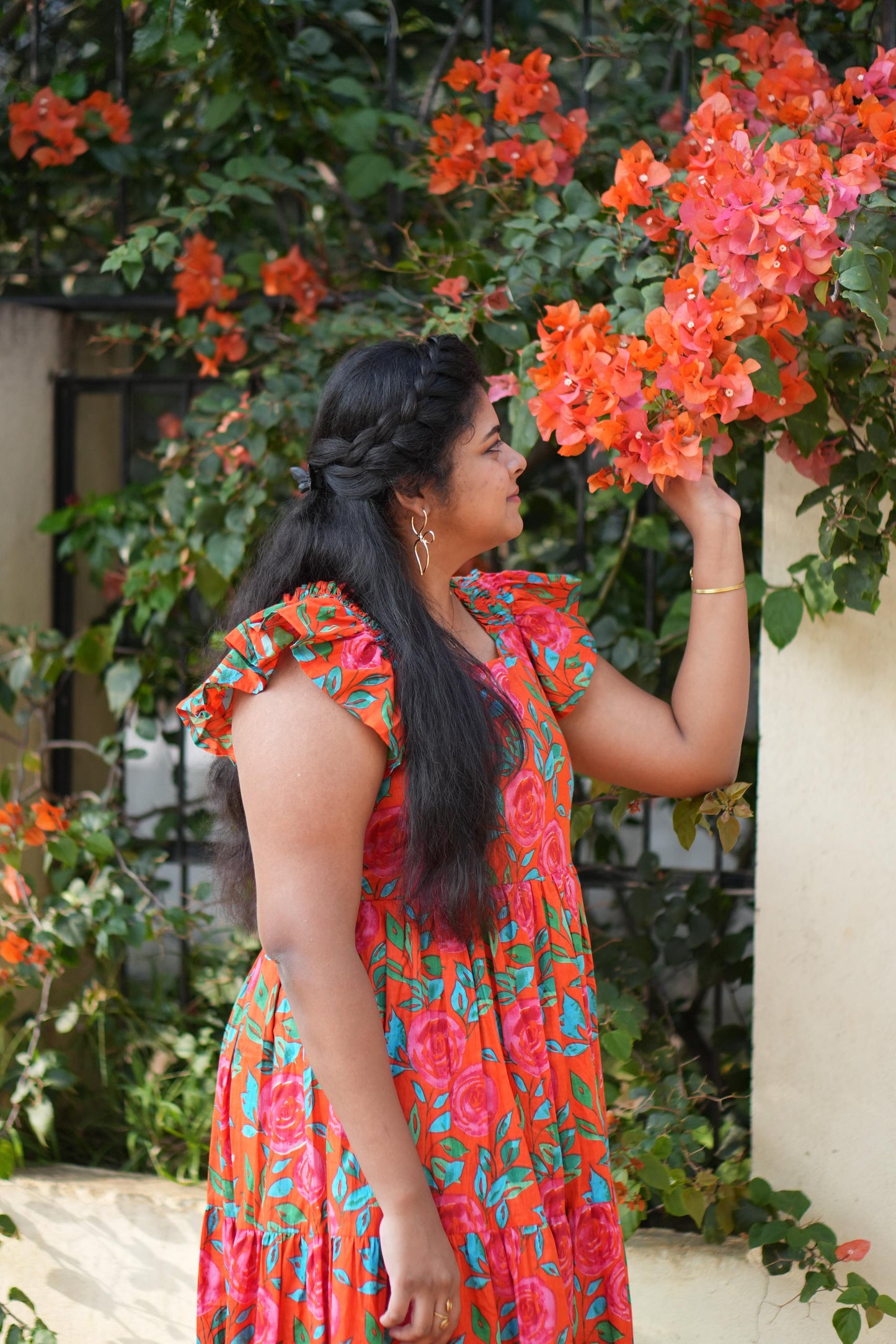 Sunset Blossom Dress