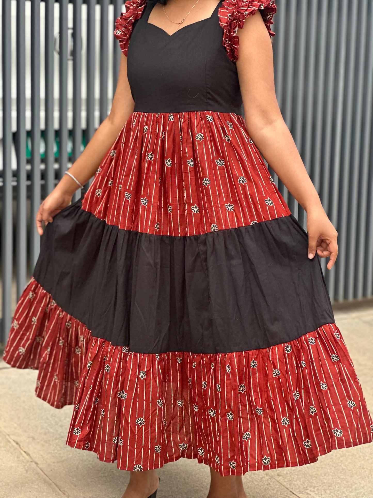 Nishitha Cotton Midi Dress