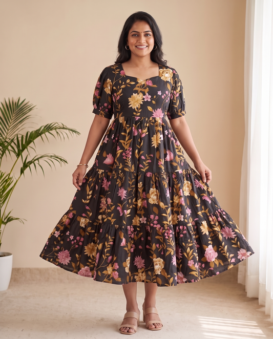 Sorella Cotton Tiered Dress