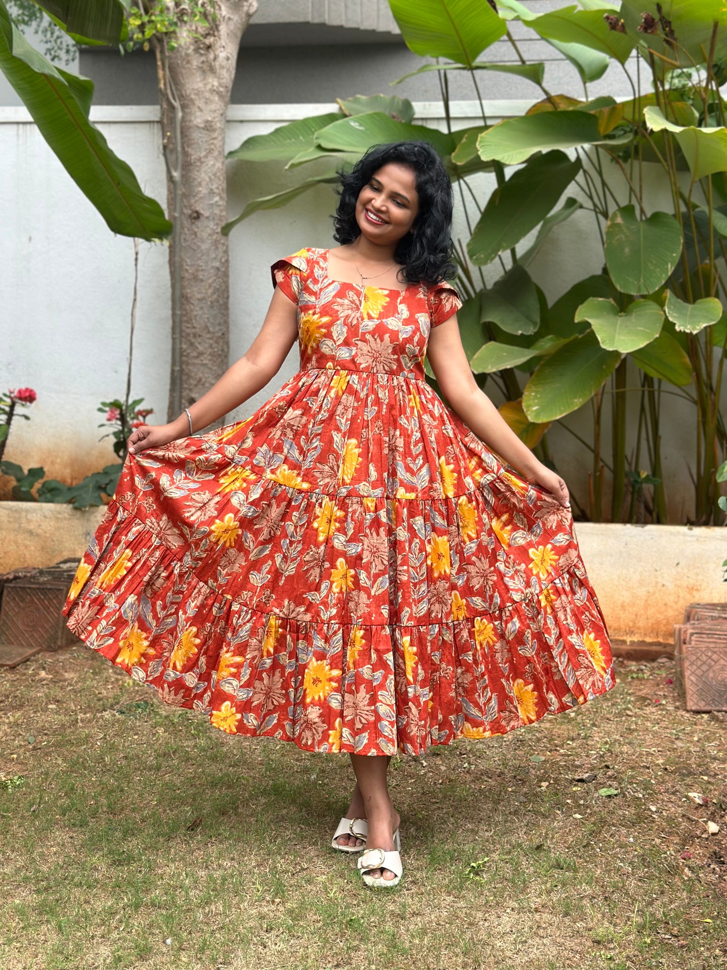 Kanika Cotton Midi Dress