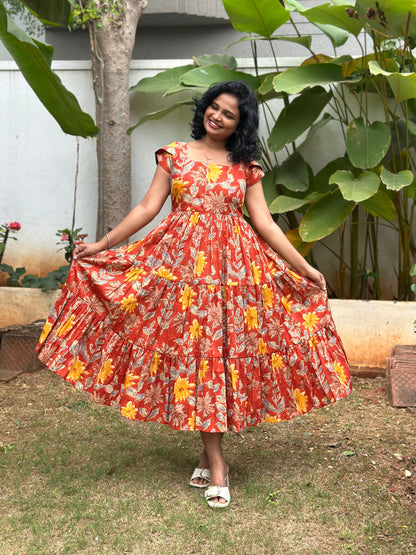 Kanika Cotton Midi Dress