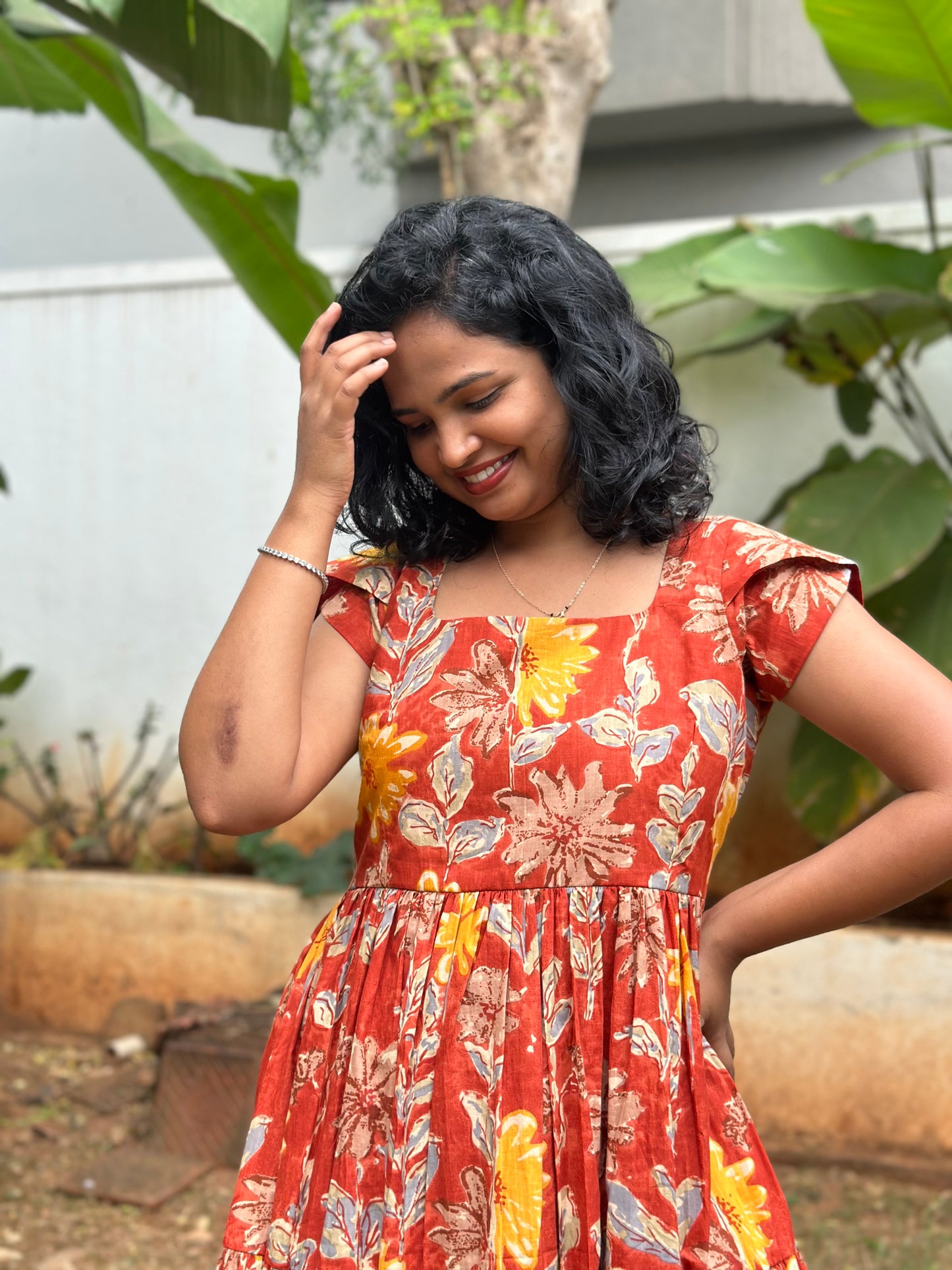 Kanika Cotton Midi Dress