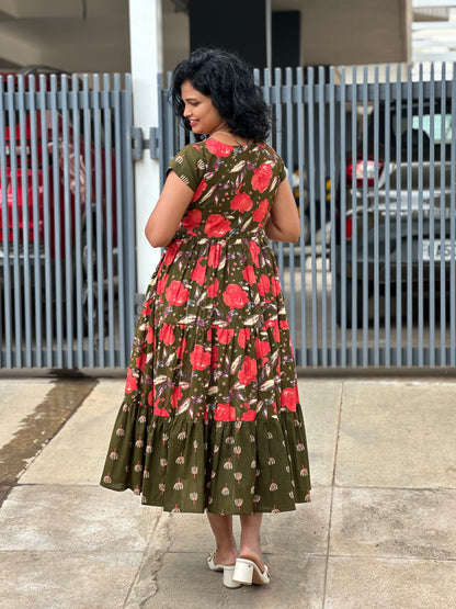 Tanira Cotton Midi Dress