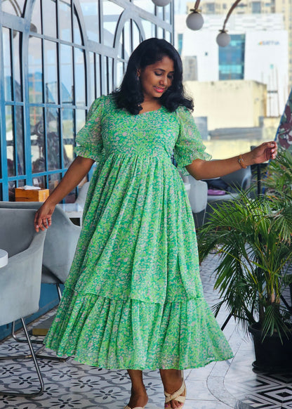 Grace Layered Midi Dress