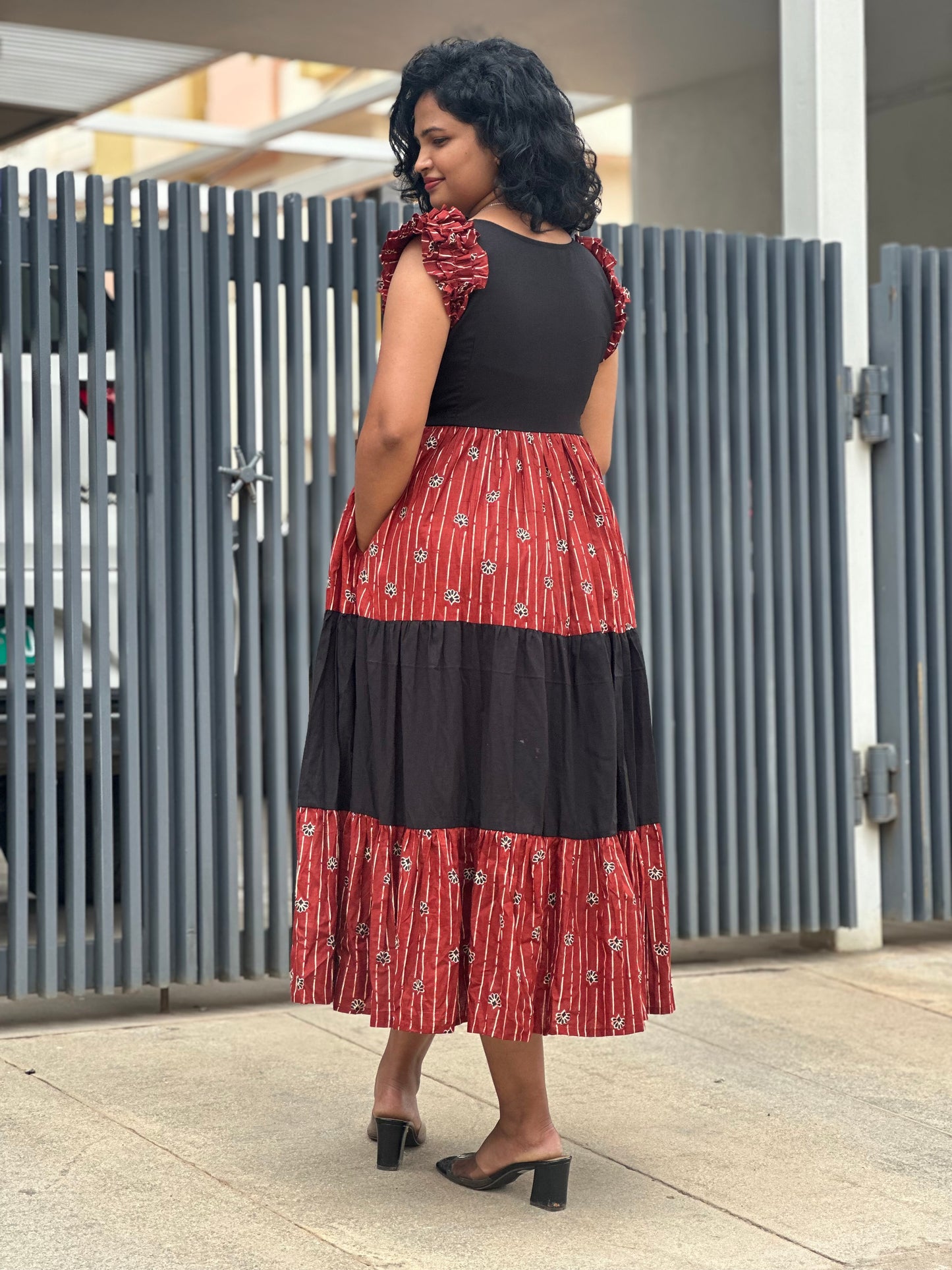 Nishitha Cotton Midi Dress