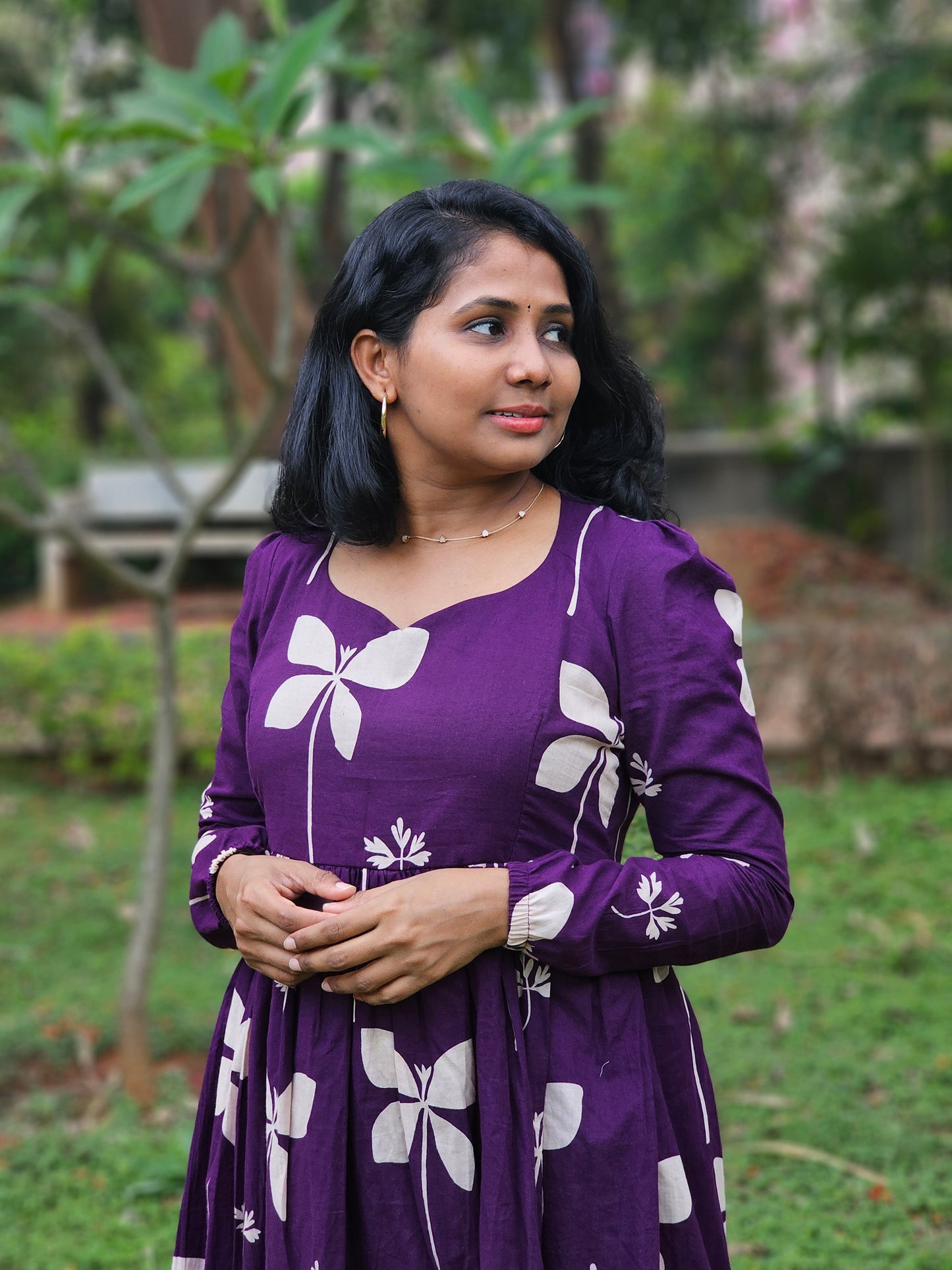 Plum Petal Dress