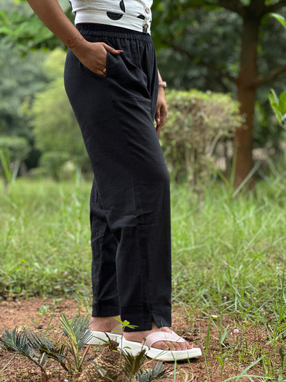 Cotton Pants- Black