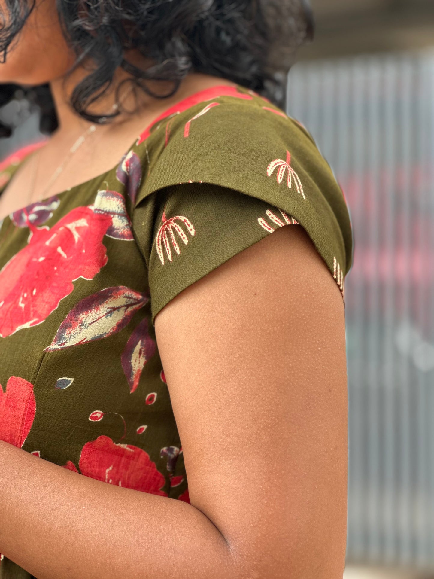 Tanira Cotton Midi Dress